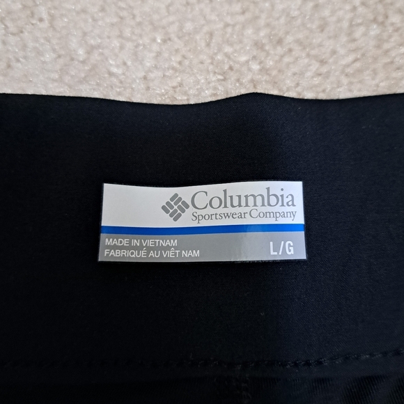New! Columbia Skort Women's Size Large Black Active Skirt With Shorts - Picture 9 of 14